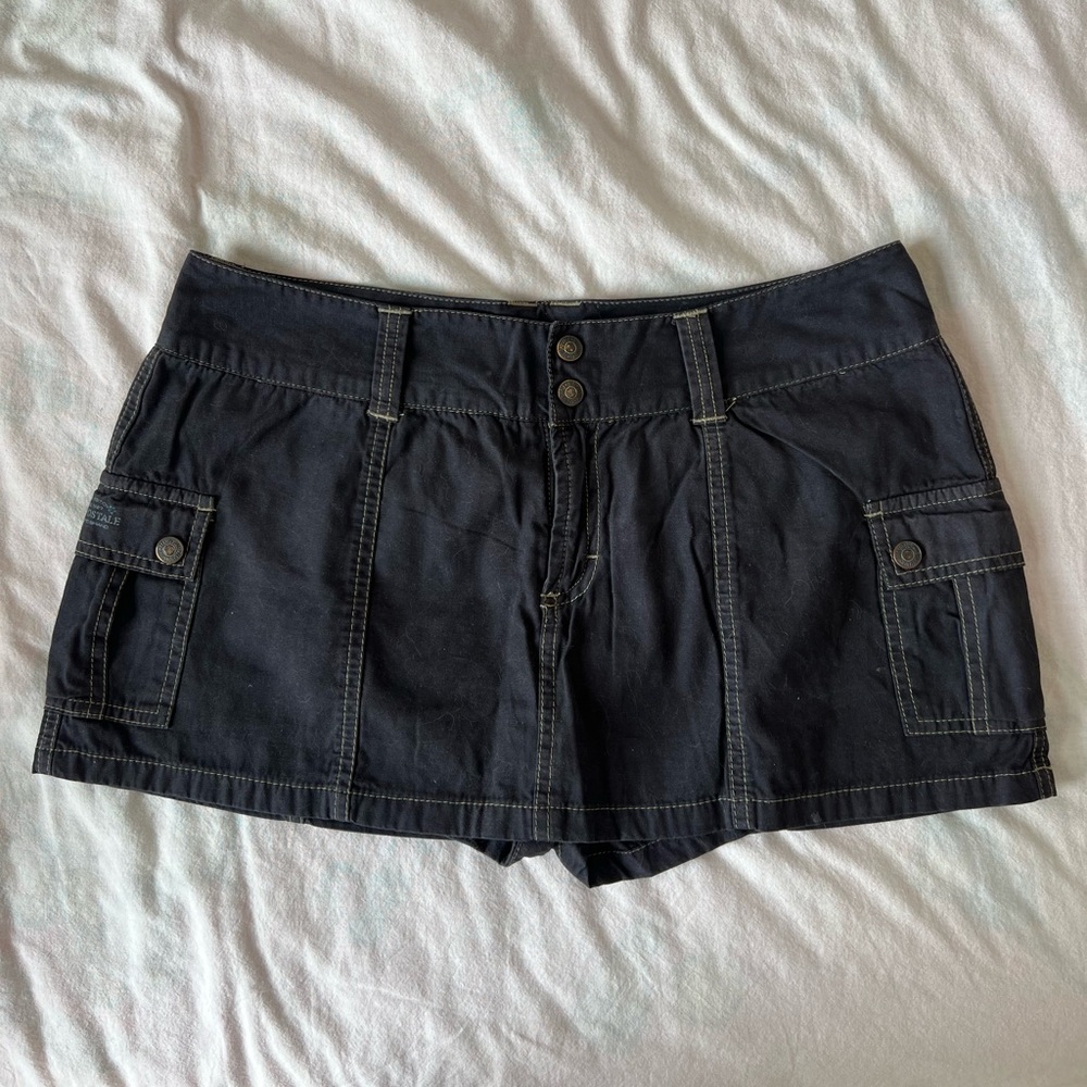 Vintage cargo mini skort